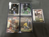 5 Card Lot of 1998 CHARLES WOODSON Raiders Packers ROOKIE Football Cards