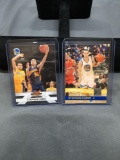 2 Card Lot of 2nd Year STEPHEN CURRY Warriors Basketball Cards - Threads & Donruss