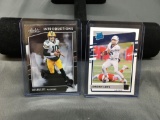 2 Card Lot of 2020 JORDAN LOVE Packers ROOKIE Quarterback Football Cards