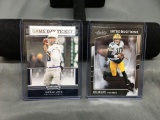 2 Card Lot of 2020 JORDAN LOVE Packers ROOKIE Quarterback Football Cards