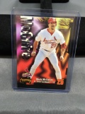 Very Rare 1998 Skybox Thunder MARK MCGWIRE Cardinals Double Stamp Front Error