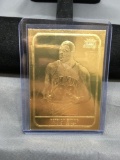 1997 23kt Gold Card PATRICK EWING 86 Fleer Reprint Insert Basketball Card /10,000