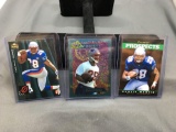 3 Card Lot of 1995 CURTIS MARTIN Jets Patriots ROOKIE Football Cards