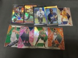 9 Card Lot of Mixed Sports Prizms & Refractors with Rookies & Stars from Huge Collection