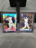2 Card Lot of ROOKIE Baseball Cards - 2019 Bowman Platinum Vladimir Guerrero Jr. & 2020 Topps Chrome