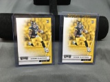 2 Card Lot of 2020 Panini Playoff CHASE CLAYPOOL Steelers ROOKIE Football Cards