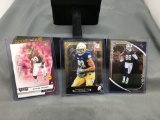 3 Card Lot of 2020 Football Rookie Cards - Chase Young, Chase Claypool & CeeDee Lamb - WOW