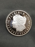 1 Troy Ounce .999 Fine Silver Morgan Dollar Style Silver Bullion Round Coin
