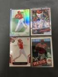 4 Card Lot of 2020 ARISTEDES AQUINO Reds ROOKIE Baseball Cards