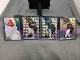 4 Card Lot of 2020 Baseball Rookie Cards with Mosaic Prizms and Future Stars - WOW