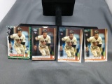 4 Card Lot of 2019 MIKE YASTRZEMSKI San Francisco Giants ROOKIE Baseball Cards