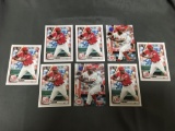 8 Card Lot of 2020 Bowman ARISTIDES AQUINO Cincinnati Reds ROOKIE Baseball Cards