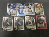 9 Card Lot of 2020 Football ROOKIE Cards with Stars - D'Andre Swift, Henry Ruggs, Jerry Jeudy &
