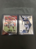 2 Card Lot of 2020 Football ROOKIE Cards - Mosaic CEEDEE LAMB & Absolute CLYDE EDWARDS-HELAIRE