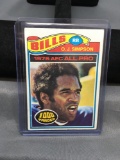 1977 Topps #100 O.J. SIMPSON Bills Vintage Football Card