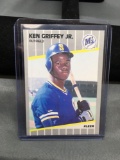 1989 Fleer #548 KEN GRIFFEY JR. Mariners ROOKIE Baseball Card