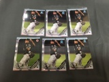 6 Card Lot of NICK MADRIGAL Chicago White Sox ROOKIE Baseball Cards