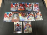 11 Card Lot of RAFAEL DEVERS Boston Red Sox ROOKIE Baseball Cards