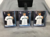 3 Card Lot of 2019 Topps Chrome YUSEI KIKUCHI Seattle Mariners ROOKIE Baseball Cards