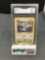 GMA Graded 1999 Pokemon Base Set Unlimited #26 DRATINI Trading Card - VG-EX 4