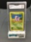 GMA Graded 1999 Pokemon Base Set Unlimited #55 NIDORAN Trading Card - VG-EX 4