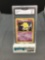 GMA Graded 1999 Pokemon Base Set Unlimited #49 DROWZEE Trading Card - VG-EX 4