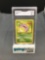 GMA Graded 1999 Pokemon Base Set Unlimited #51 KOFFING Trading Card - VG-EX 4