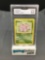 GMA Graded 1999 Pokemon Jungle 1st Edition #52 EXEGGCUTE Trading Card - EX-NM+ 6.5