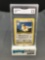 GMA Graded 1999 Pokemon Base Set Unlimited #57 PIDGEY Trading Card - VG-EX+ 4.5