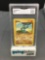 GMA Graded 1999 Pokemon Base Set Unlimited #52 MACHOP Trading Card - VG-EX+ 4.5