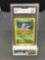 GMA Graded 1999 Pokemon Base Set Unlimited #55 NIDORAN Trading Card - VG-EX+ 4.5