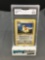 GMA Graded 1999 Pokemon Base Set Unlimited #57 PIDGEY Trading Card - EX+ 5.5