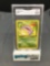 GMA Graded 1999 Pokemon Base Set Unlimited #51 KOFFING Trading Card - EX+ 5.5