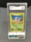 GMA Graded 1999 Pokemon Base Set Unlimited #55 NIDORAN Trading Card - EX+ 5.5