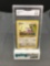 GMA Graded 1999 Pokemon Base Set Unlimited #61 RATTATA Trading Card - EX+ 5.5