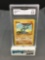 GMA Graded 1999 Pokemon Base Set Unlimited #52 MACHOP Trading Card - EX+ 5.5