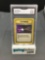GMA Graded 1999 Pokemon Base Set Unlimited #81 ENERGY RETRIEVAL Trading Card - EX+ 5.5