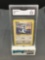 GMA Graded 1999 Pokemon Base Set Unlimited #26 DRATINI Trading Card - EX+ 5.5