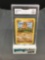 GMA Graded 1999 Pokemon Base Set Unlimited #47 DIGLETT Trading Card - EX+ 5.5