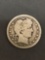 1914-D United States Barber Silver Quarter - 90% Silver Coin