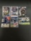 6 Card Lot of TOM BRADY New England Patriots Football Cards from Huge Collection