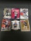 6 Card Lot of TOM BRADY New England Patriots Football Cards from Huge Collection