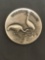 35.1 Grams .925 Sterling Silver Longines Art Silver Round Coin - WHOOPING CRANE