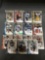 15 Card Lot of 2019 & 2020 Football ROOKIE Cards with Stars from Huge Collection