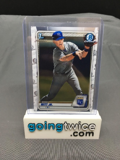 2020 Bowman Chrome Prospects BOBBY WITT JR. Royals ROOKIE Baseball Card