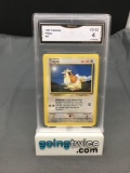 GMA Graded 1999 Pokemon Base Set Unlimited #57 PIDGEY Trading Card - VG-EX 4