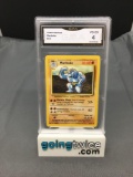 GMA Graded 1999 Pokemon Base Set Unlimited #34 MACHOKE Trading Card - VG-EX 4
