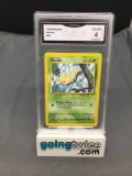 GMA Graded 1999 Pokemon Base Set Unlimited #69 WEEDLE Trading Card - VG-EX 4