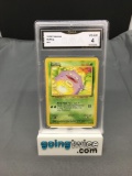 GMA Graded 1999 Pokemon Base Set Unlimited #51 KOFFING Trading Card - VG-EX 4