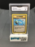 GMA Graded 1999 Pokemon Base Set Unlimited #59 ENERGY SEARCH Trading Card - VG-EX 4